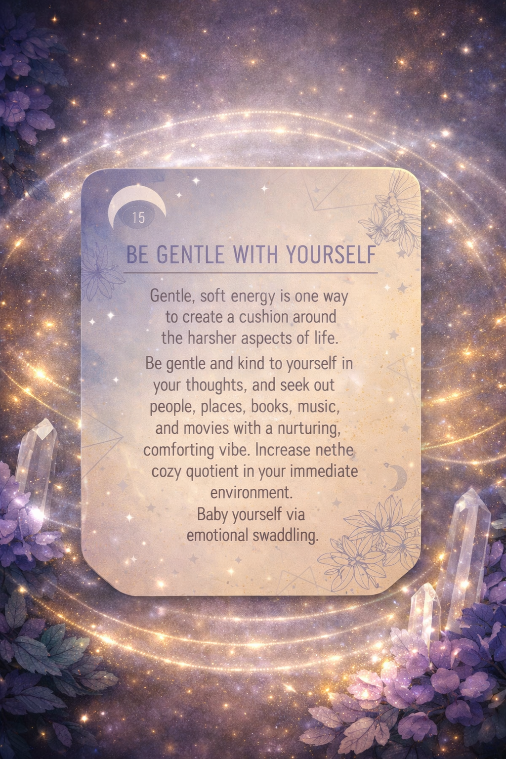 The Quiet Power of Softening: A Tarot Reflection on Self-Compassion