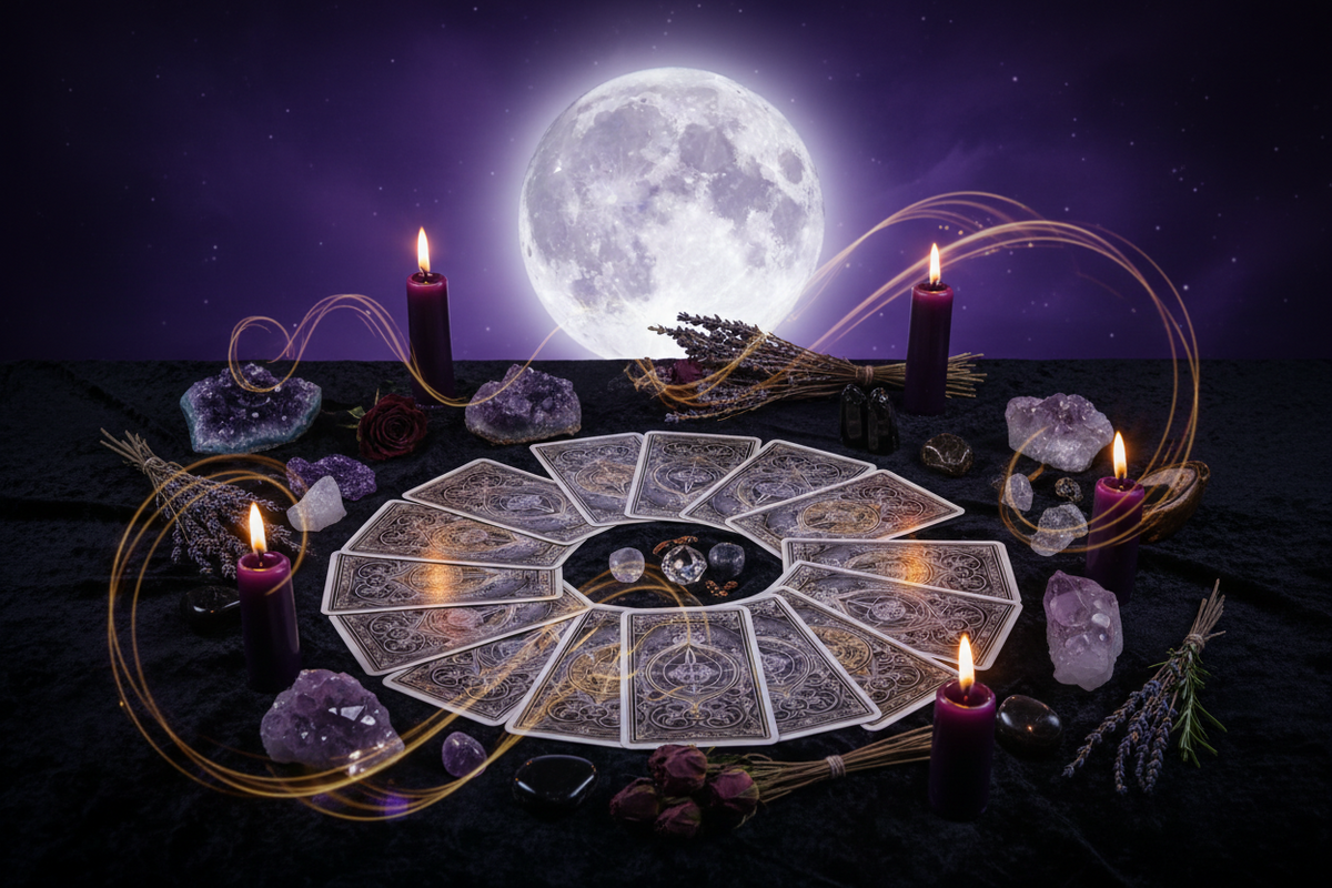 Tarot for Full Moon Rituals: How to Read and Release