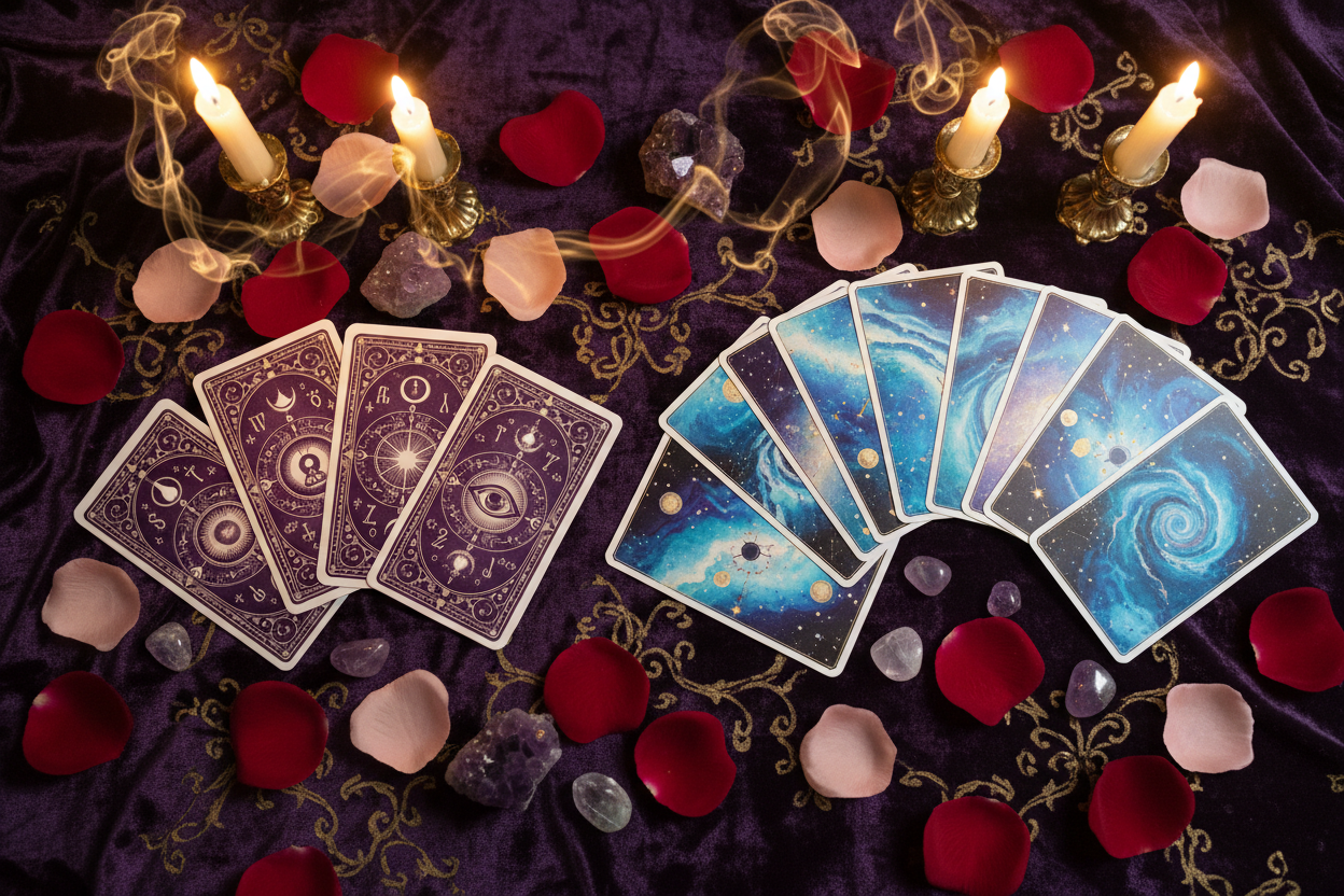 The Difference Between Tarot and Oracle Cards: Understanding Two Powerful Tools for Intuition