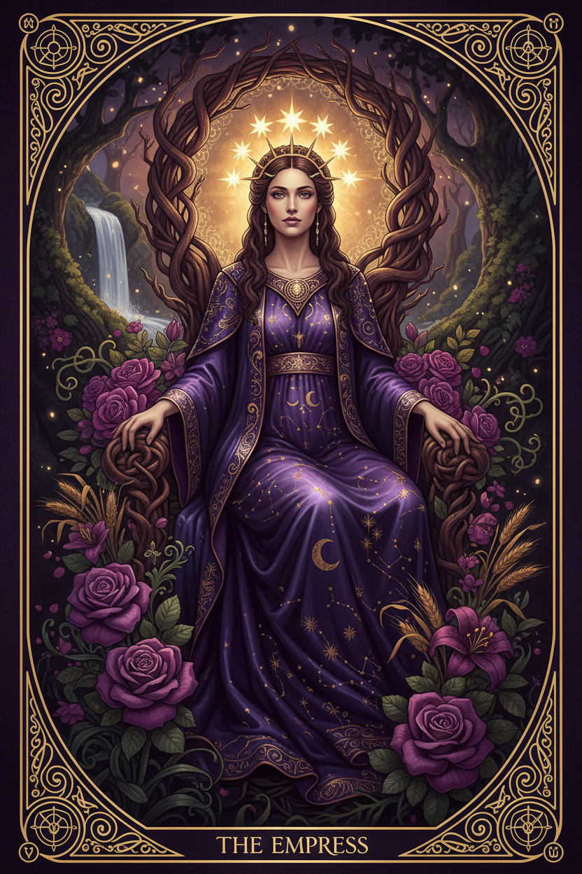 The Empress Tarot Card Meaning: Abundance, Creativity, and Sacred Femininity
