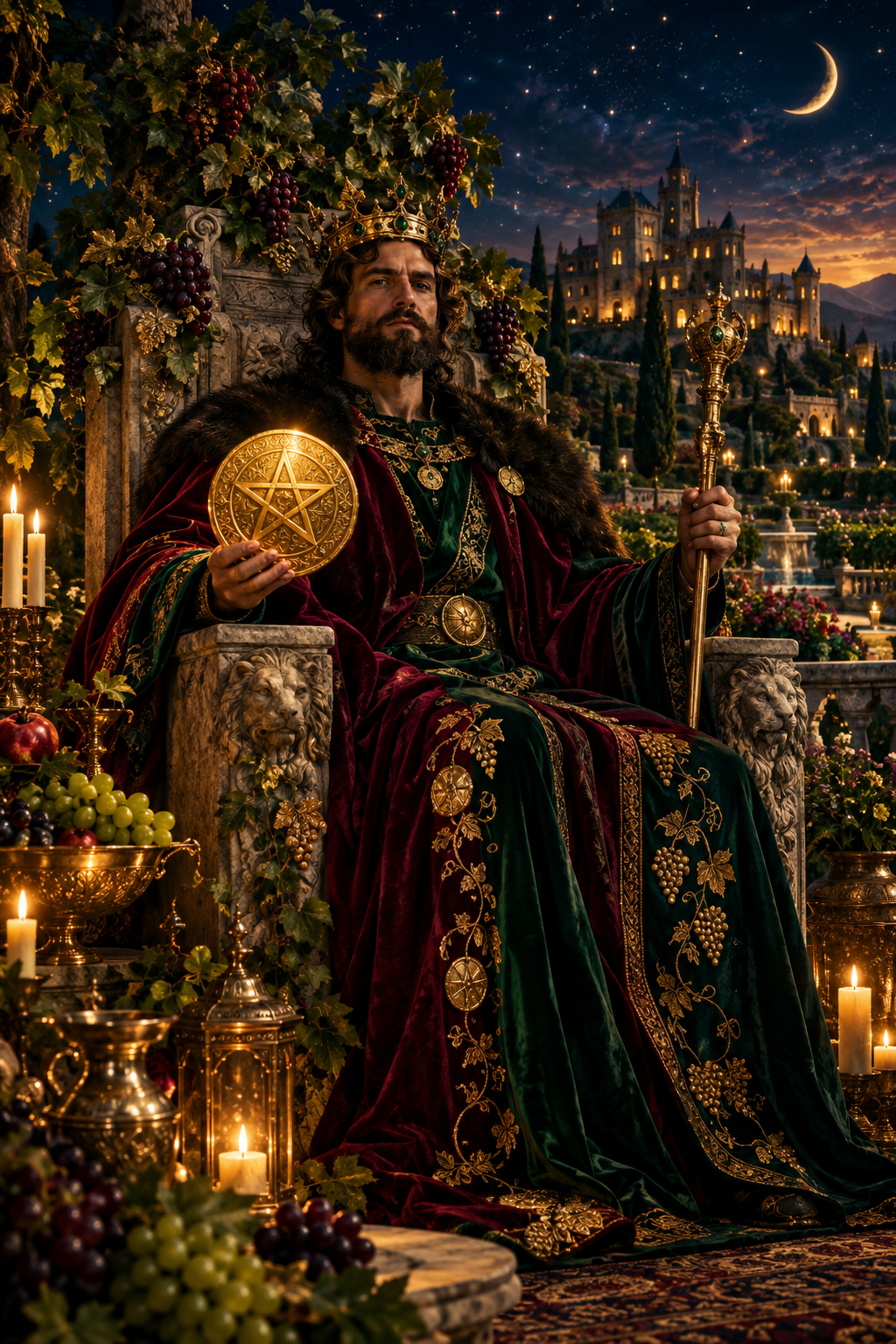 The King of Pentacles: Wealth, Mastery, and Building Something That Lasts