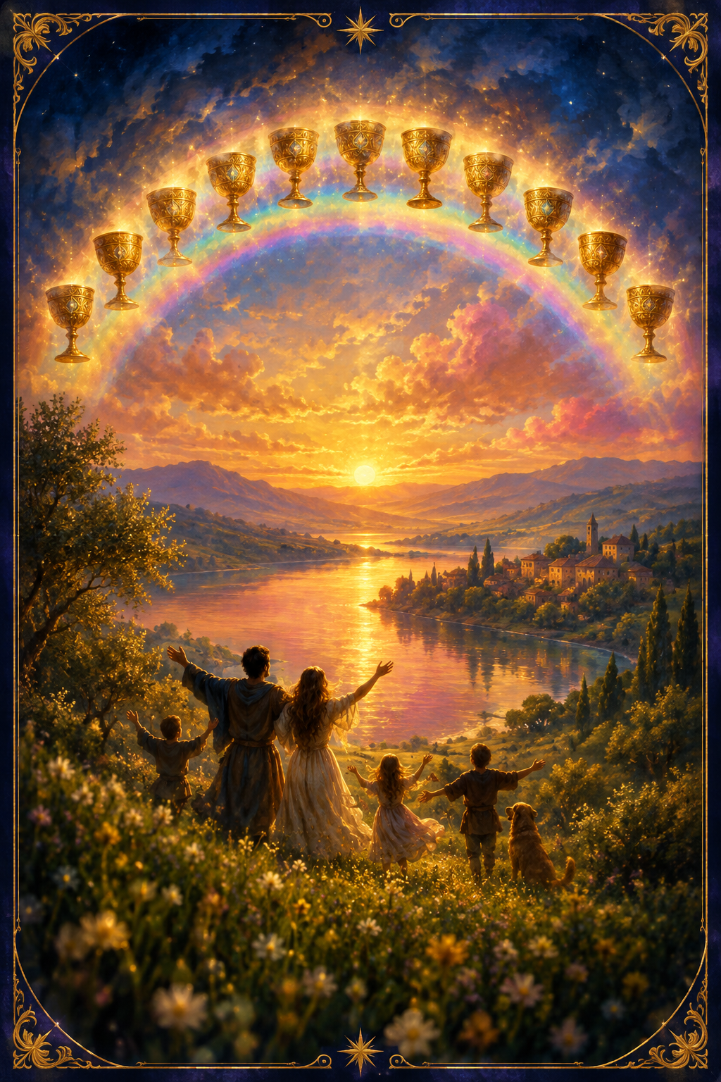 The Ten of Cups: Joy, Fulfillment, and the Family You Build