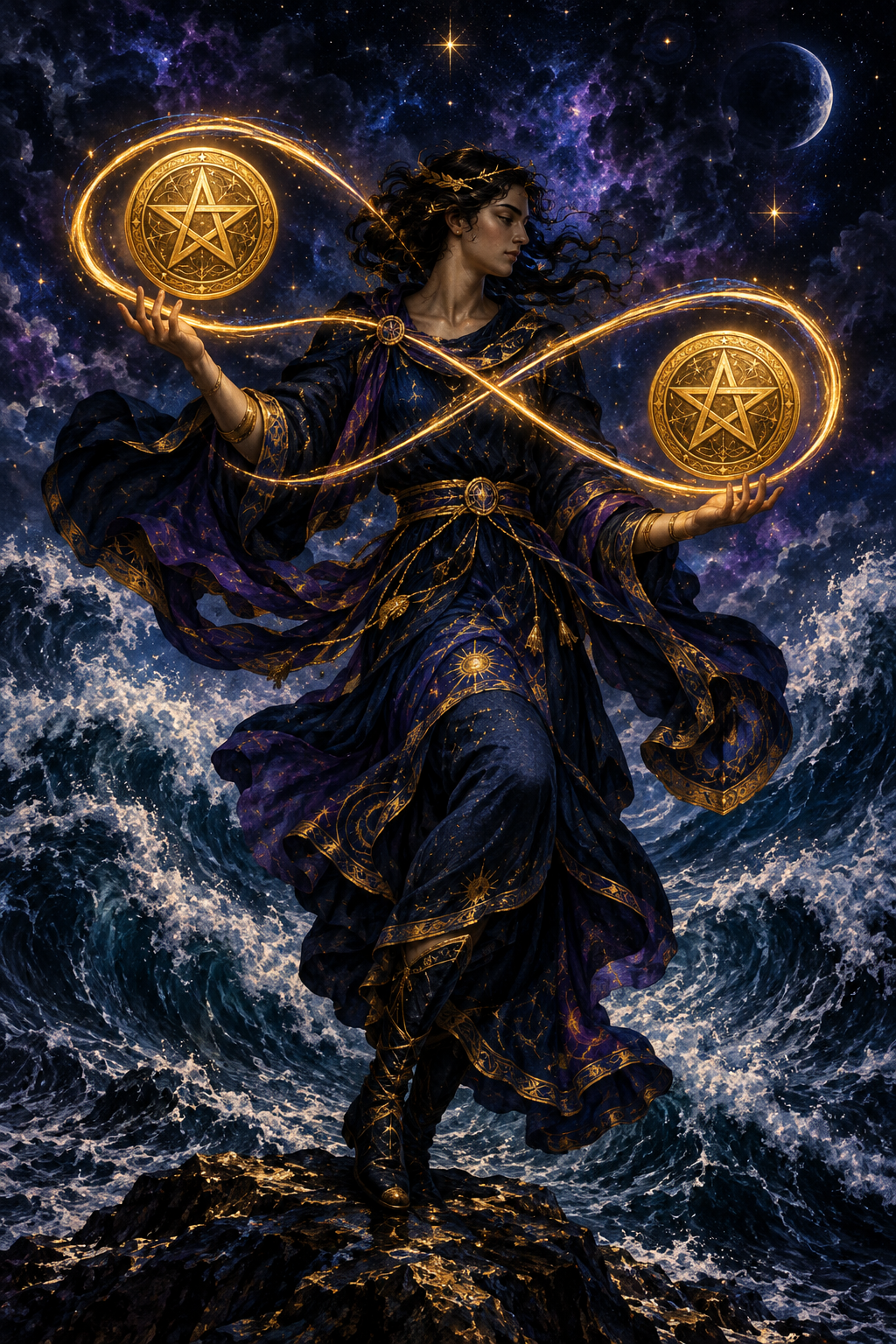 The Two of Pentacles: Juggling, Adaptability, and Finding Your Flow