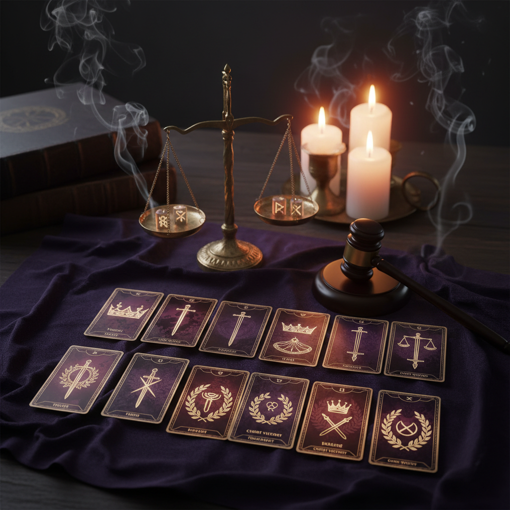 The Truth Prevails Reading tarot spread