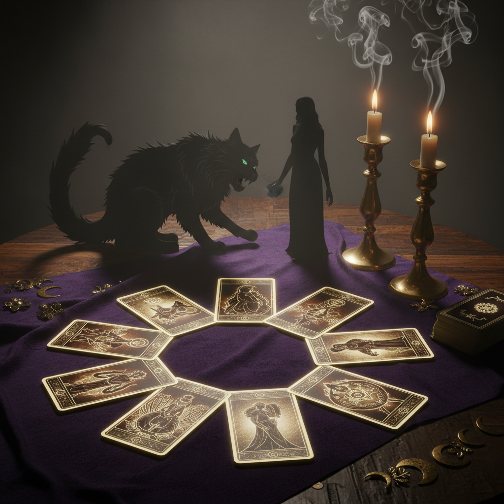 The Fur & Feelings Reading tarot spread