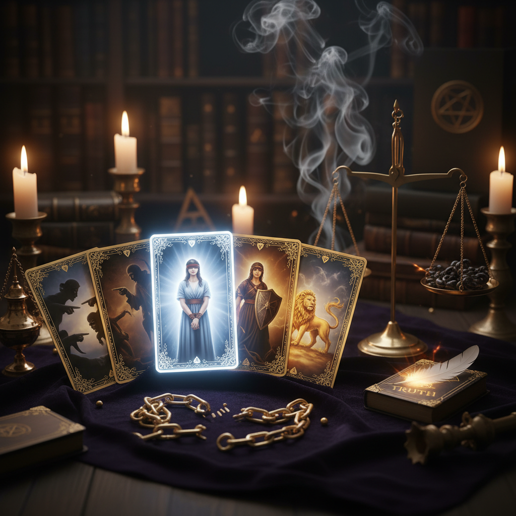 The Wrongly Accused Reading tarot spread