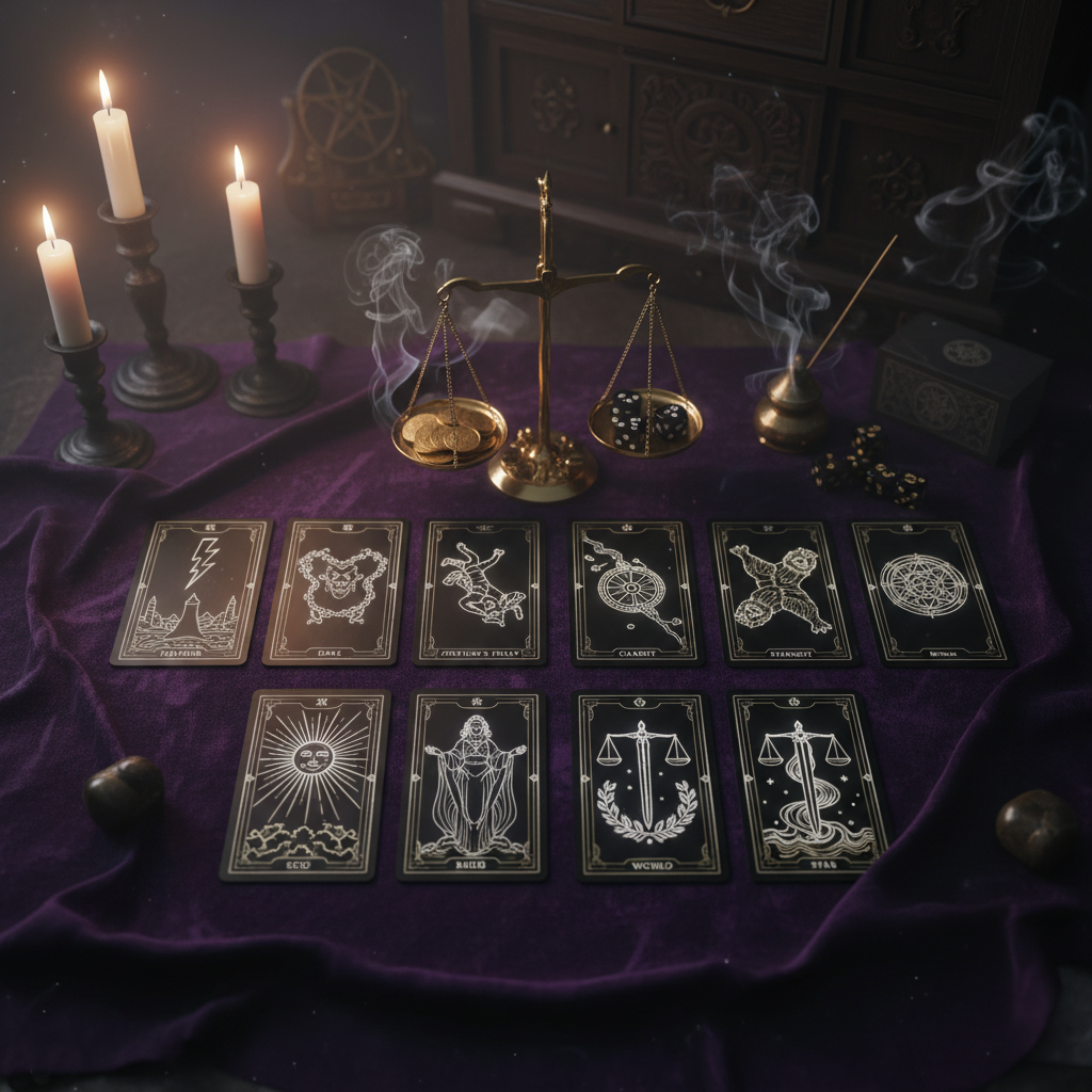 The Risk & Reward Reading tarot spread