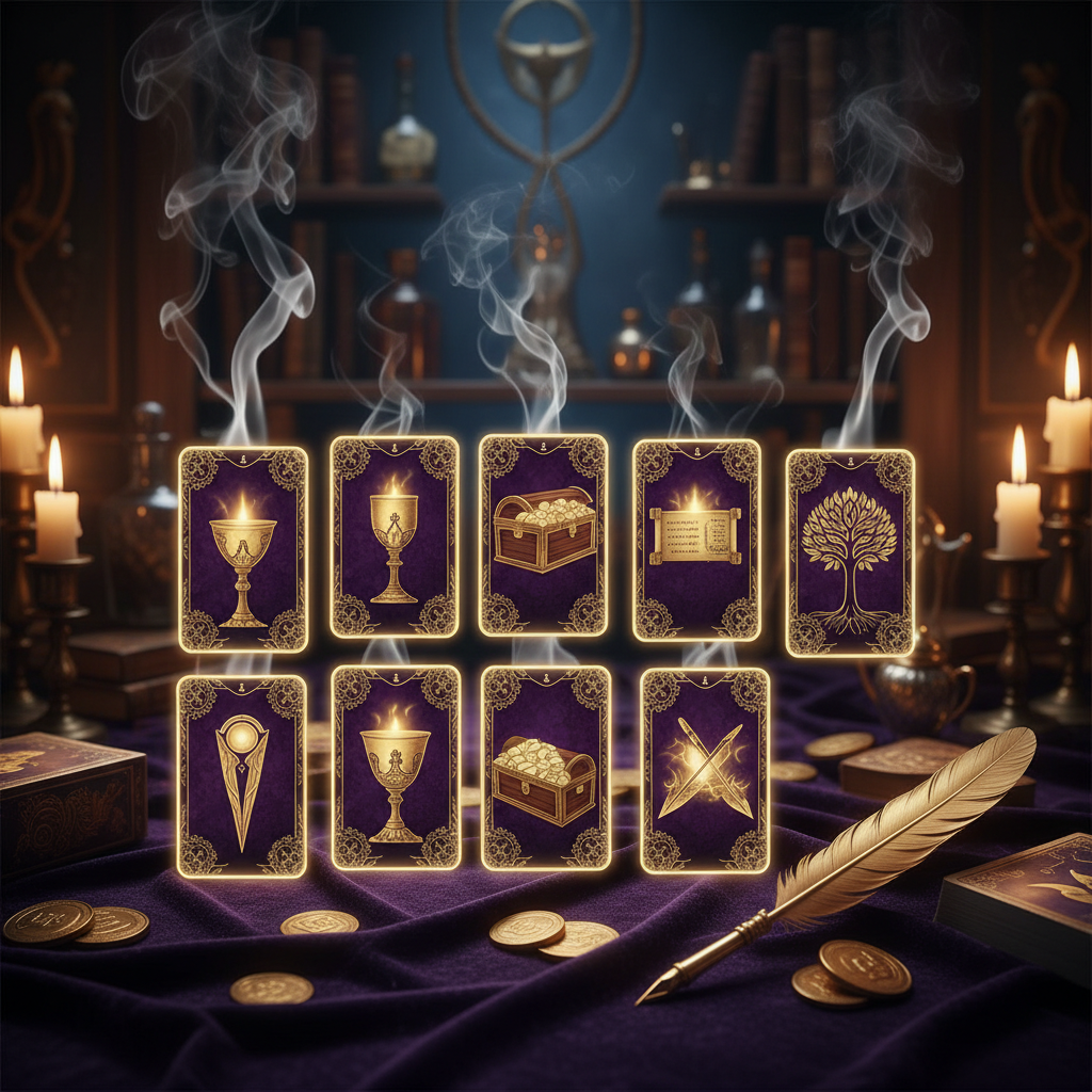 The Talent to Wealth Reading tarot spread