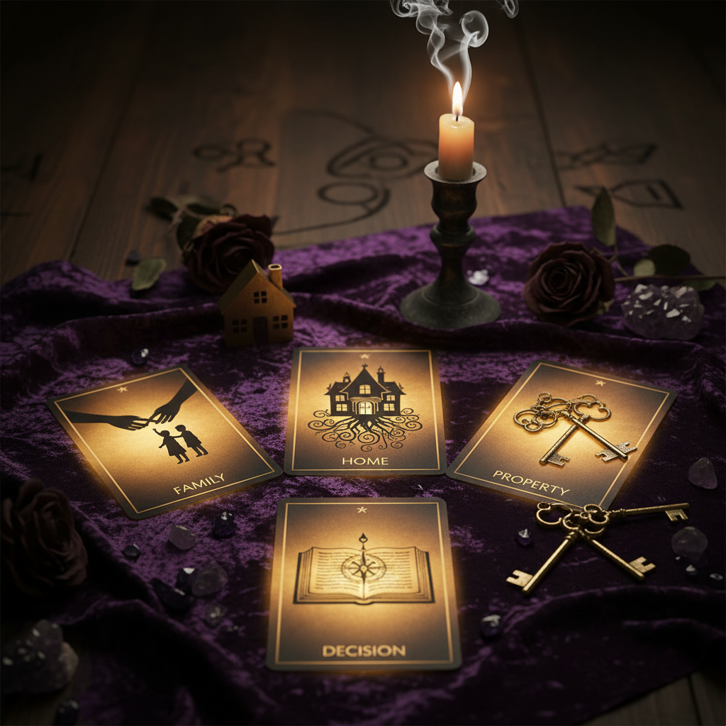 The Roots & Refuge Reading tarot spread