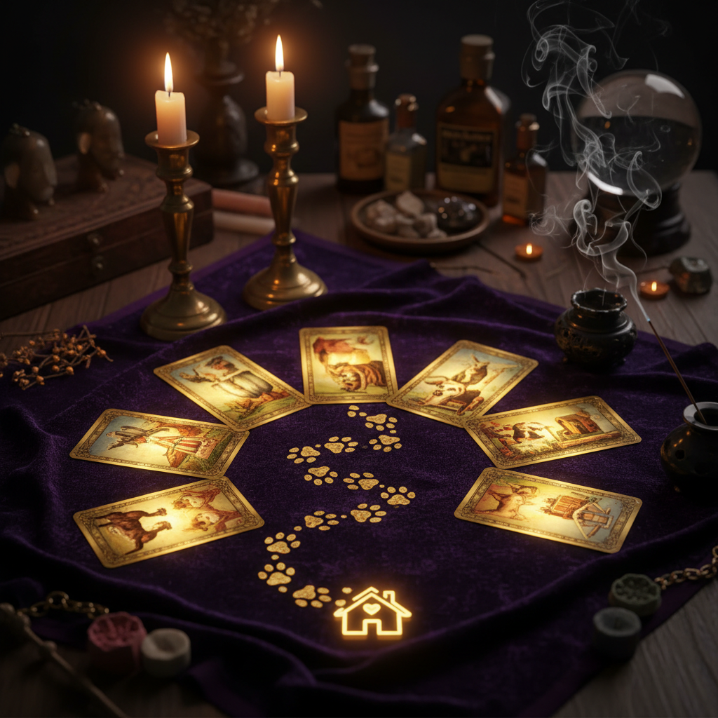 The Come Home Reading tarot spread